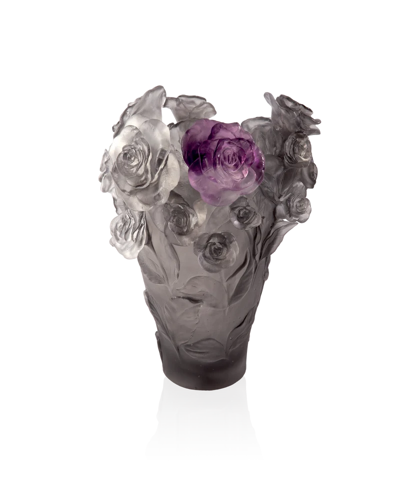Rose Passion Vase Gris