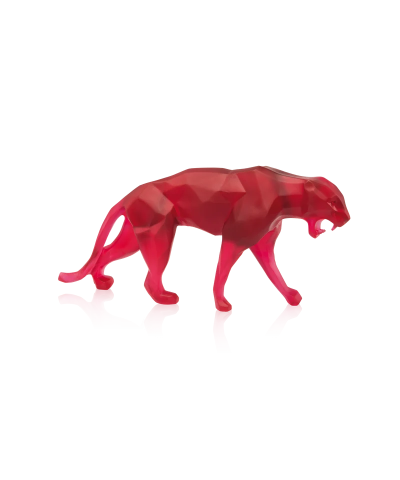 Wild Panther petit modèle Rouge de Richard Orlinski 375ex