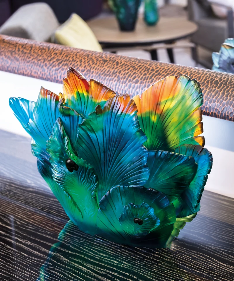Fleur de Paon Vase