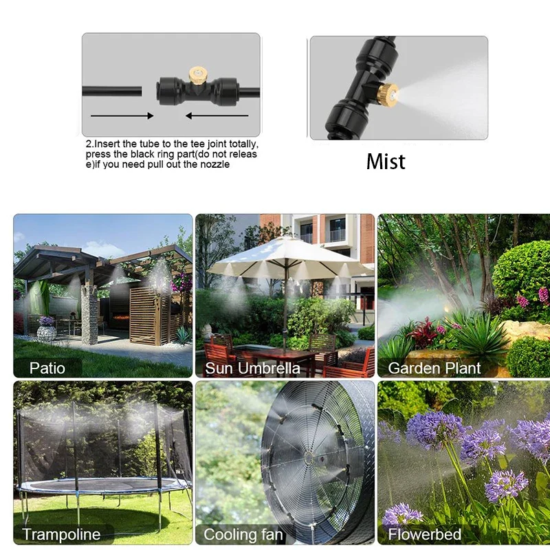 DIY Installed Misting Cooling System