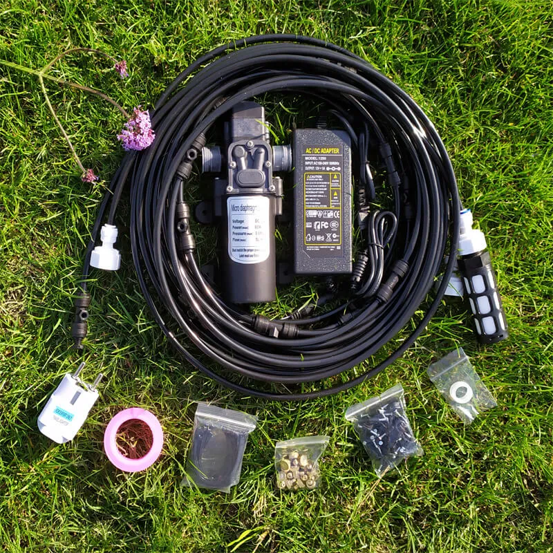 DIY Installed Misting Cooling System