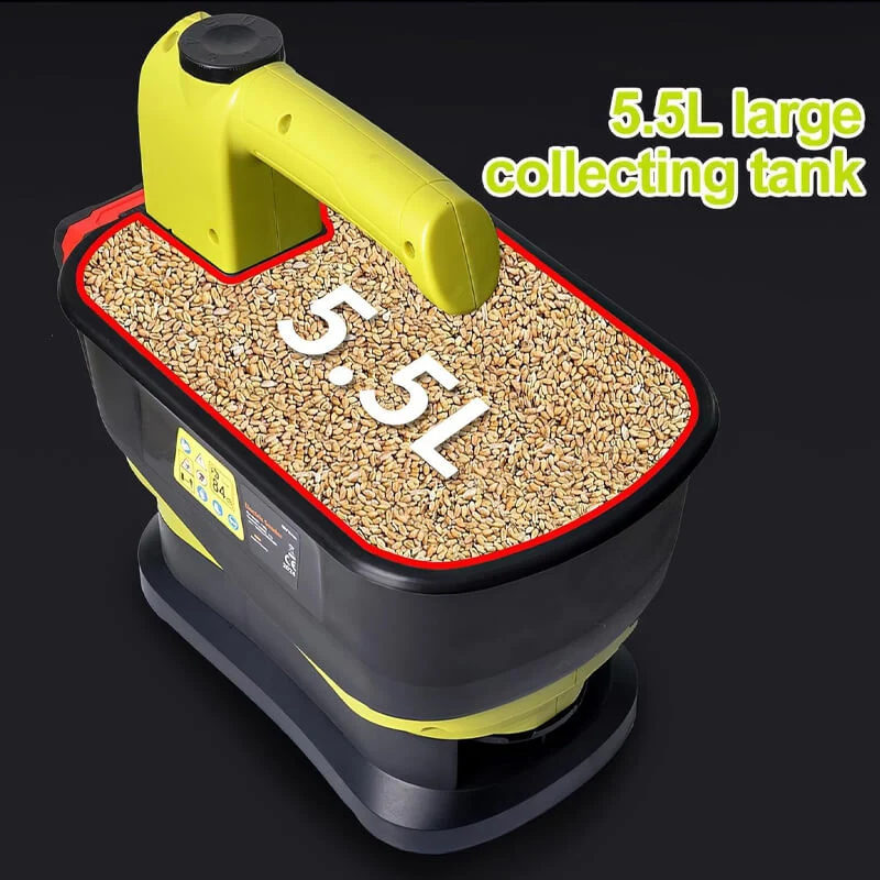 5.5L Electric Handheld Seed Spreader & Ice Melt