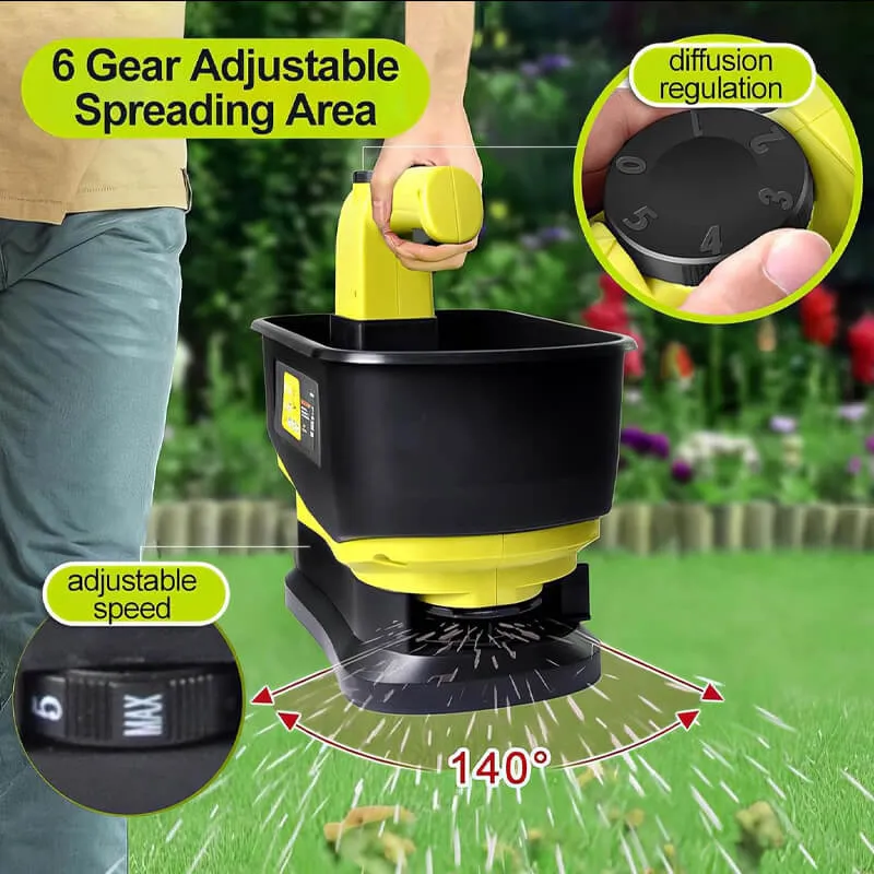 5.5L Electric Handheld Seed Spreader & Ice Melt