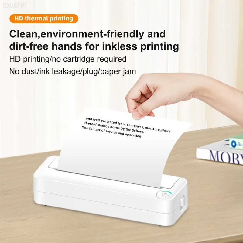 Wireless Bluetooth Inkless Thermal Printer