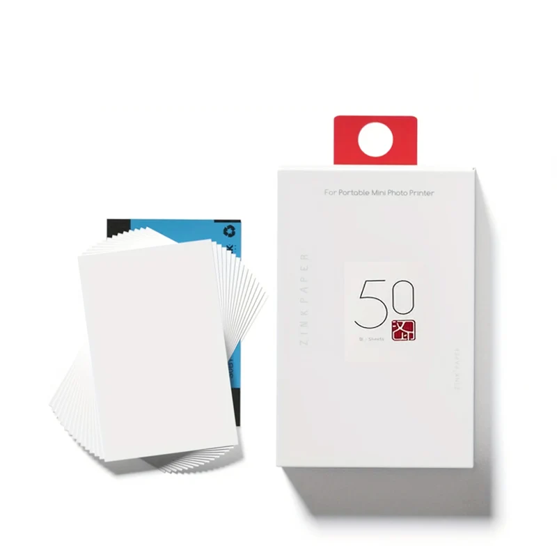 50pcs Print Paper for Pocket Mini Photo Printer