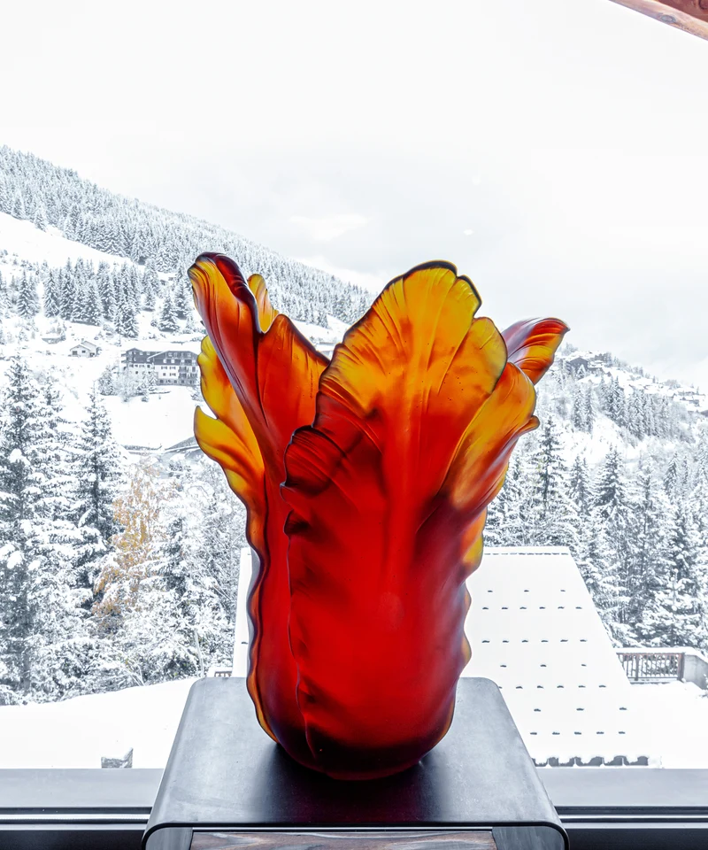 Tulipe Vase magnum Ambre foncé 50ex
