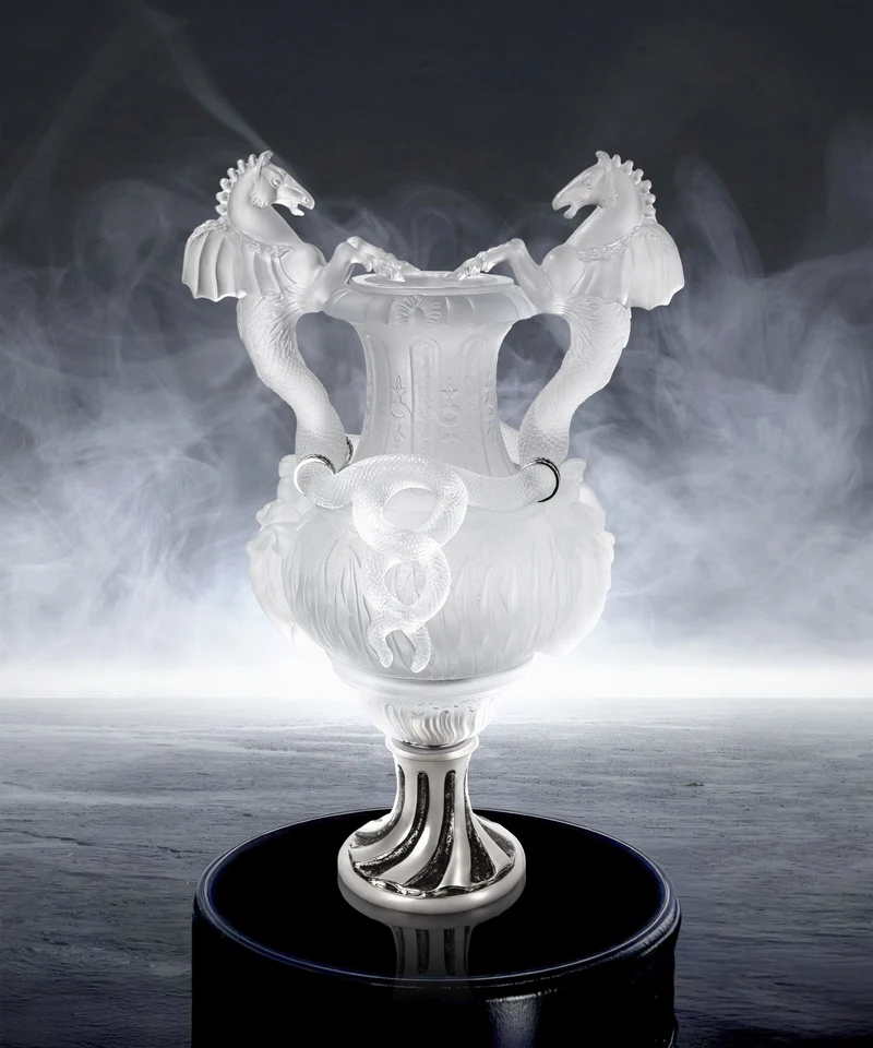 Vase chevaux ailés Blanc 8ex