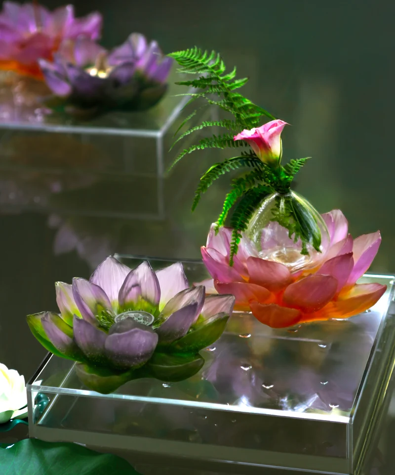 Jardin de Lotus Soliflore Ambre-rose