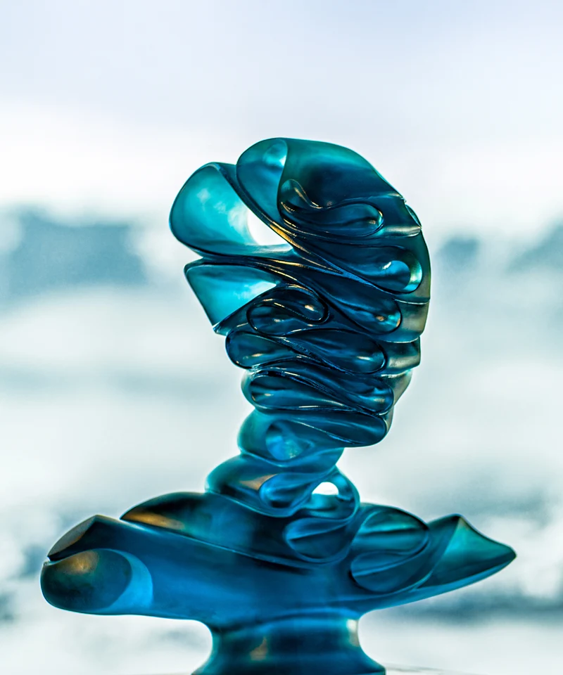 Masque de Verre Bleu de Jean Faucheur 275ex