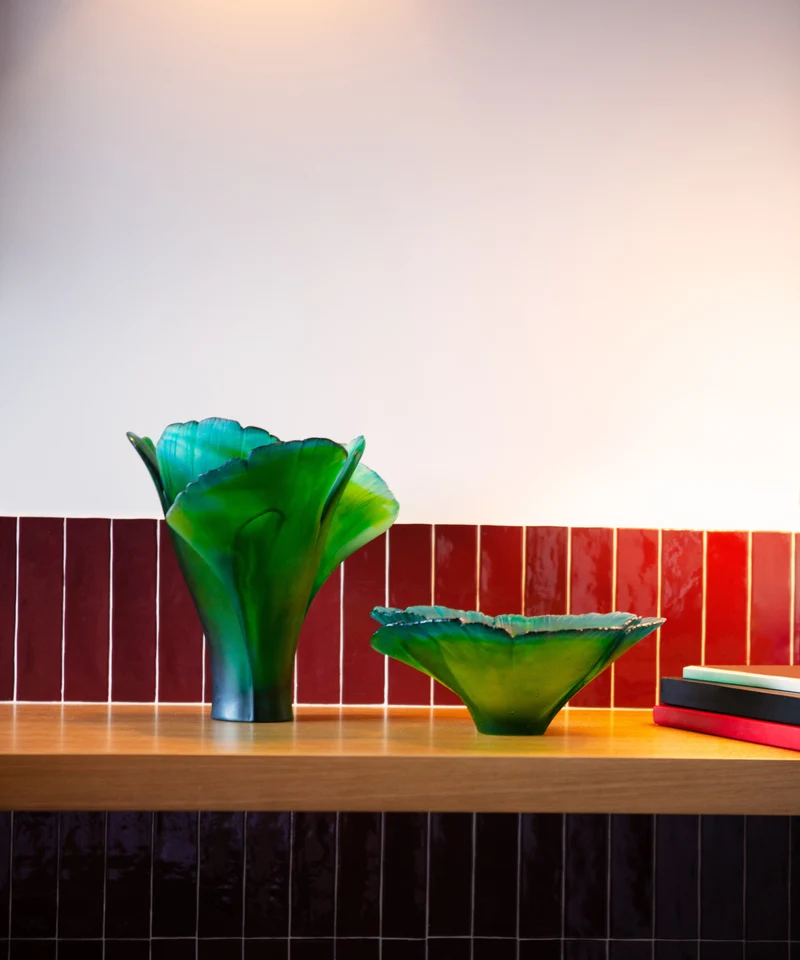 Ginkgo Vase grand modèle Vert