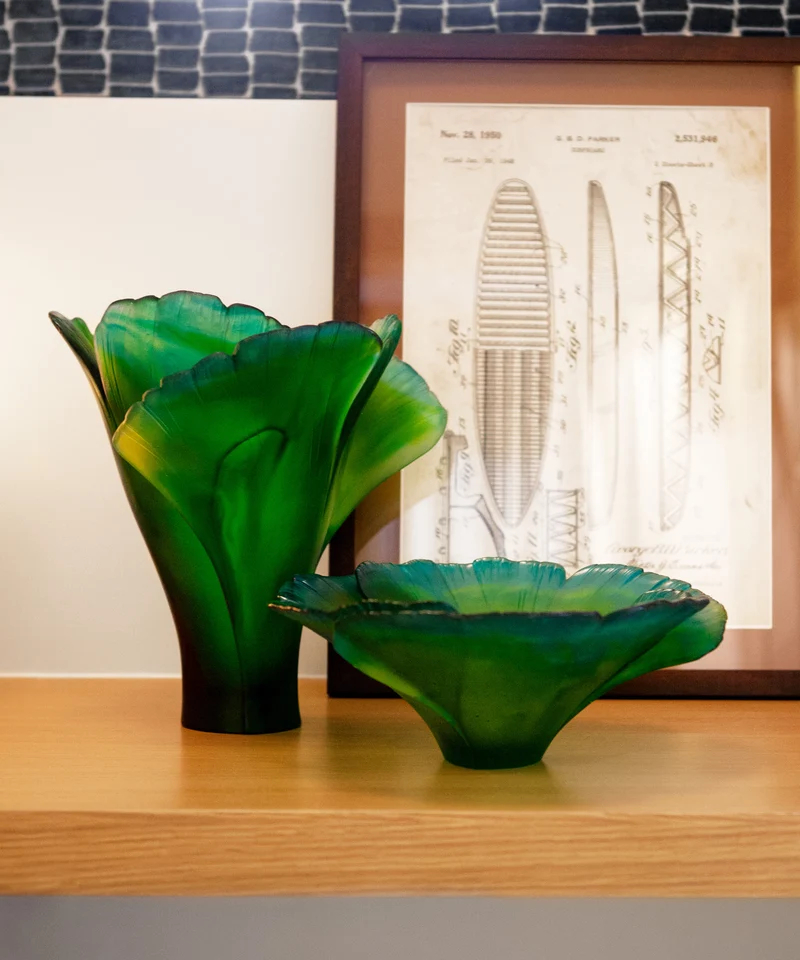 Ginkgo Vase grand modèle Vert