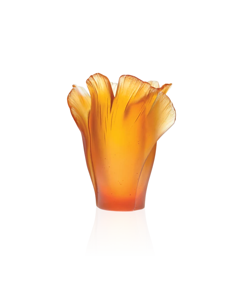 Ginkgo Vase moyen modèle Ambre