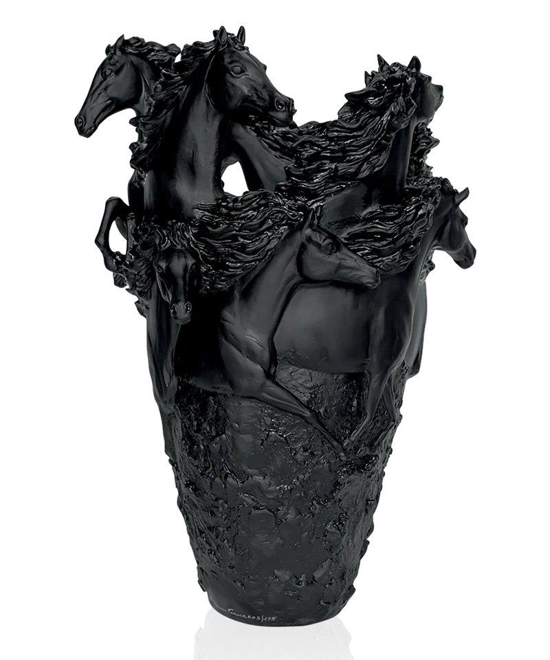 Cavalcade Vase magnum Noir 175ex