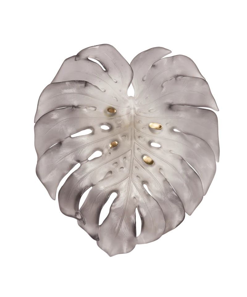 Monstera Applique grand modèle Grise de Emilio Robba
