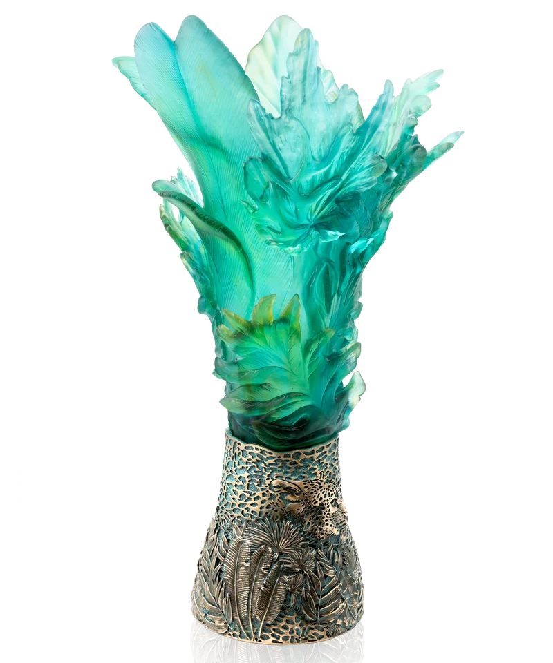Bornéo Tropical Vase prestige de Emilio Robba 99ex