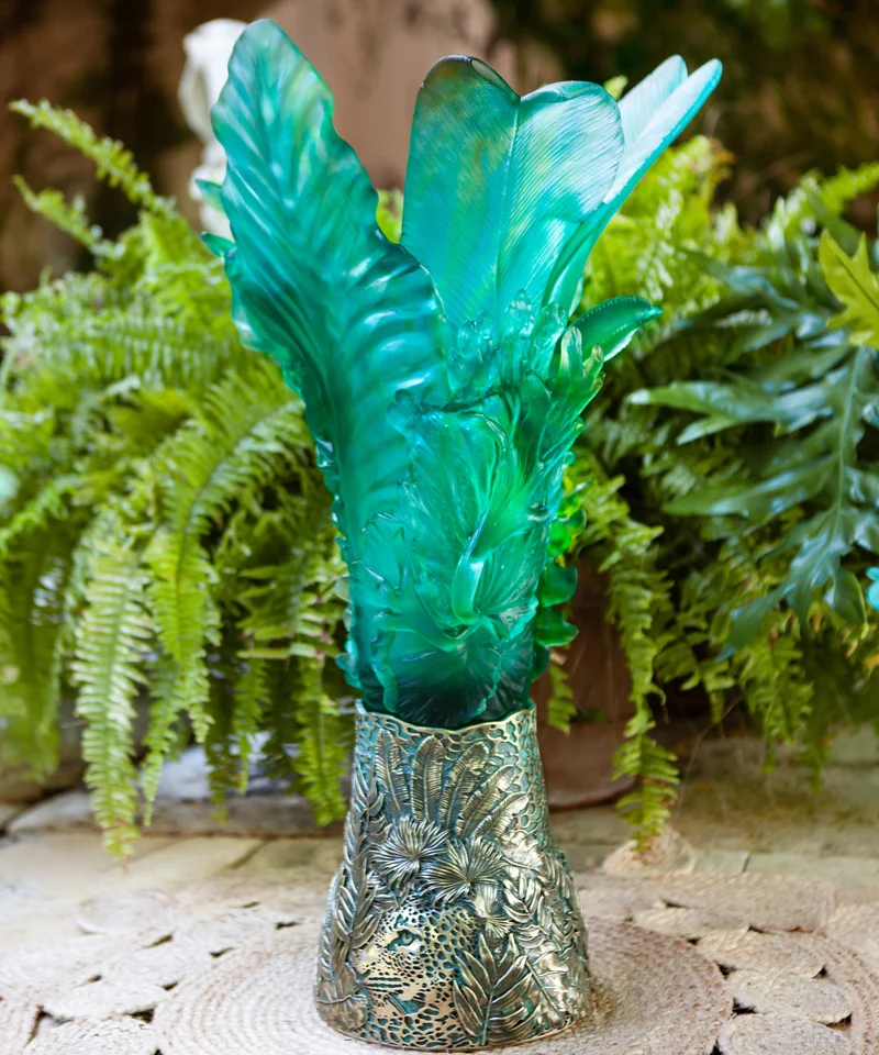 Bornéo Tropical Vase prestige de Emilio Robba 99ex