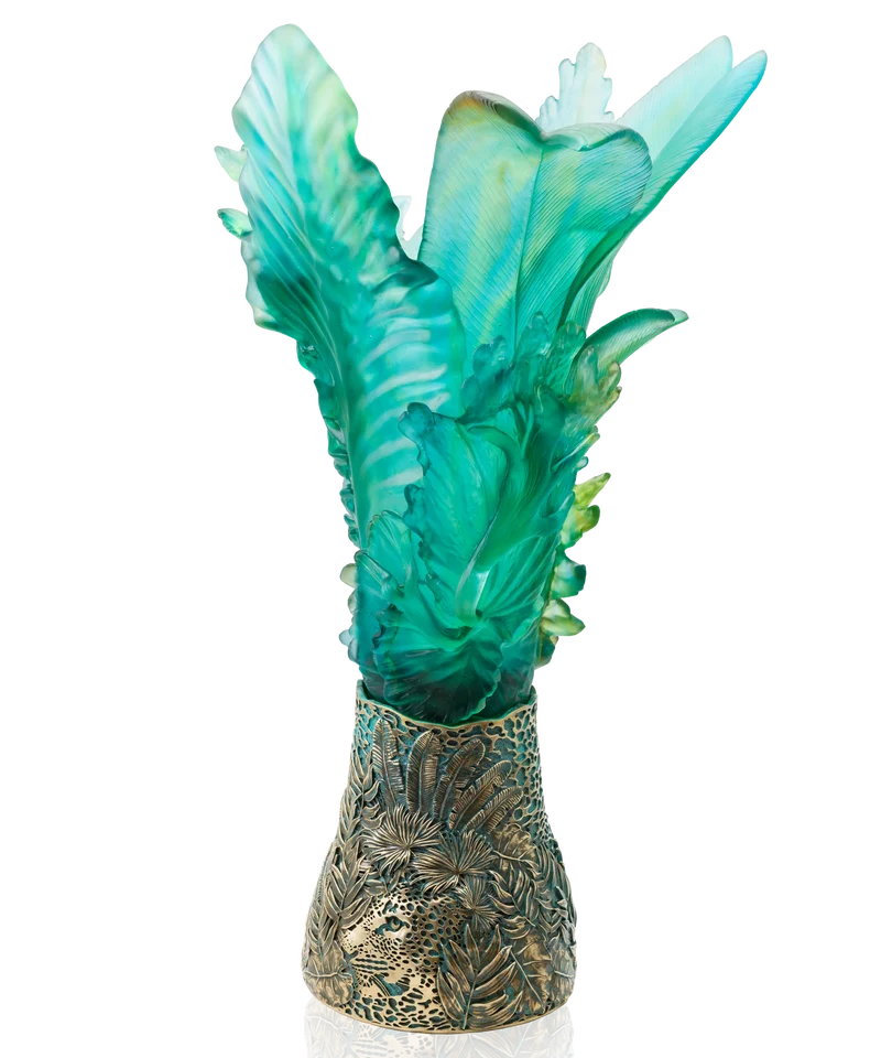 Bornéo Tropical Vase prestige de Emilio Robba 99ex