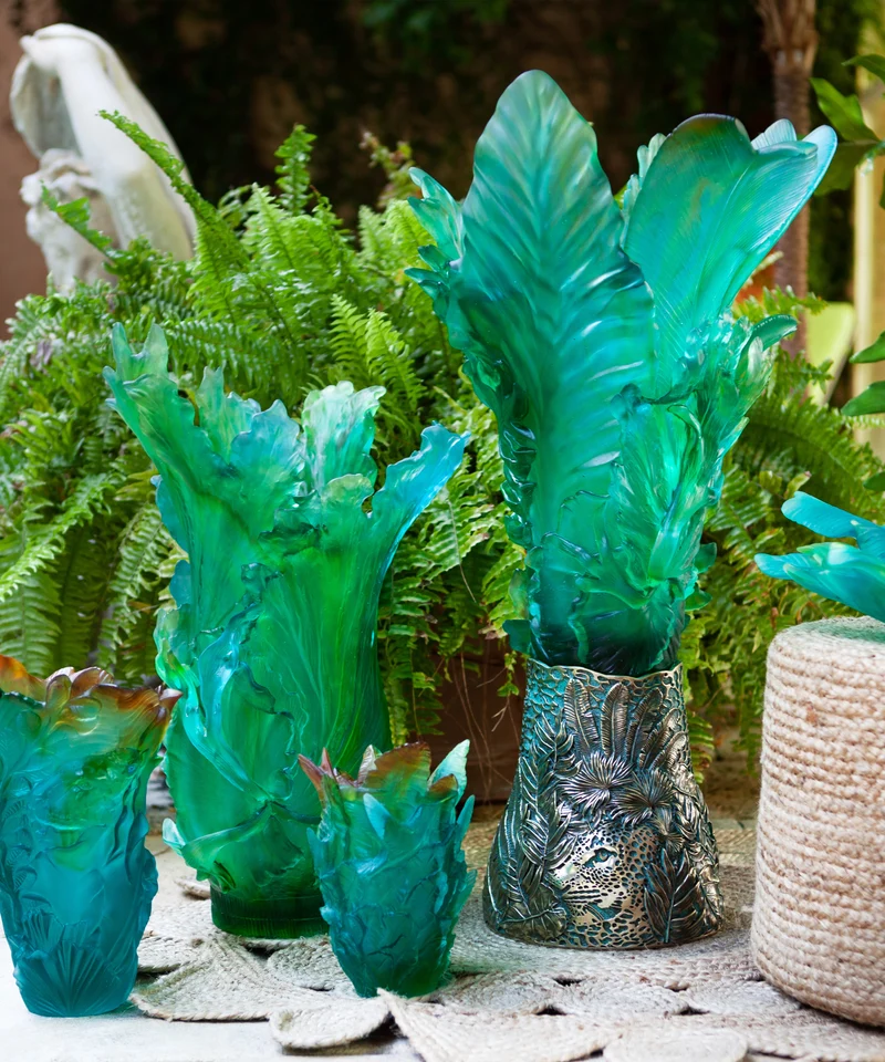 Bornéo Tropical Vase prestige de Emilio Robba 99ex