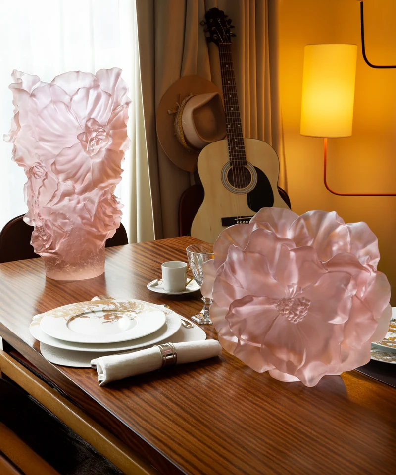 Camelia Vase grand modèle Rose