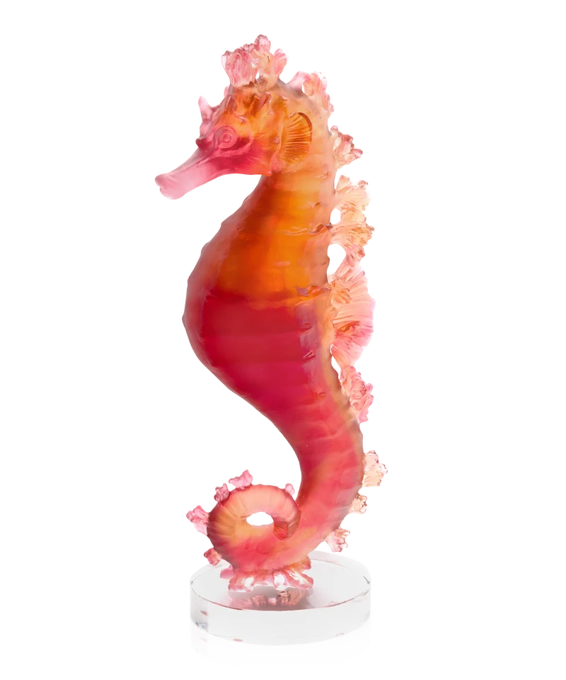 Mer de Corail Hippocampe Ambre rouge