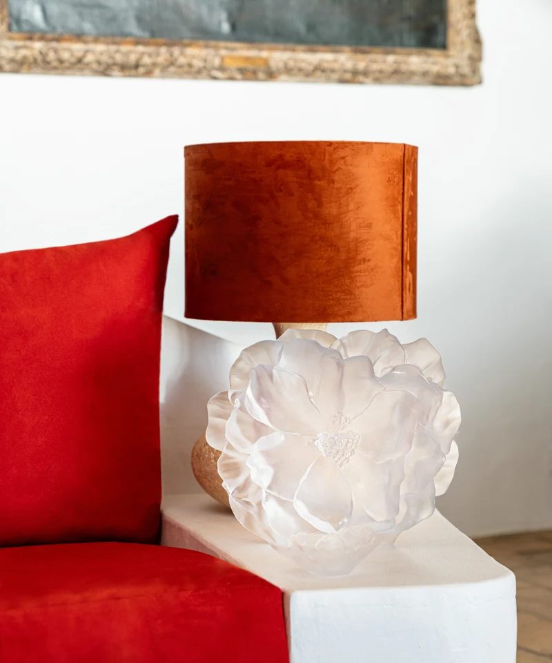Camelia Vase grand modèle Blanc