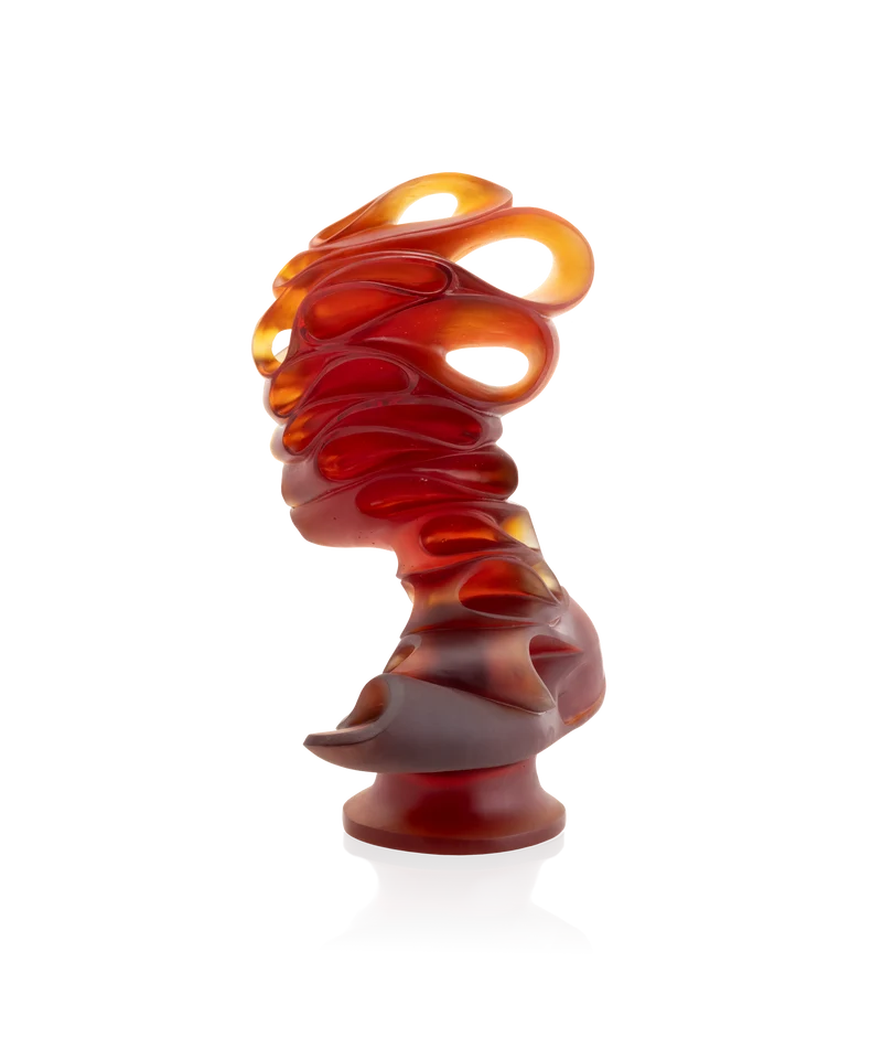 Masque de Verre Ambre de Jean Faucheur 75ex