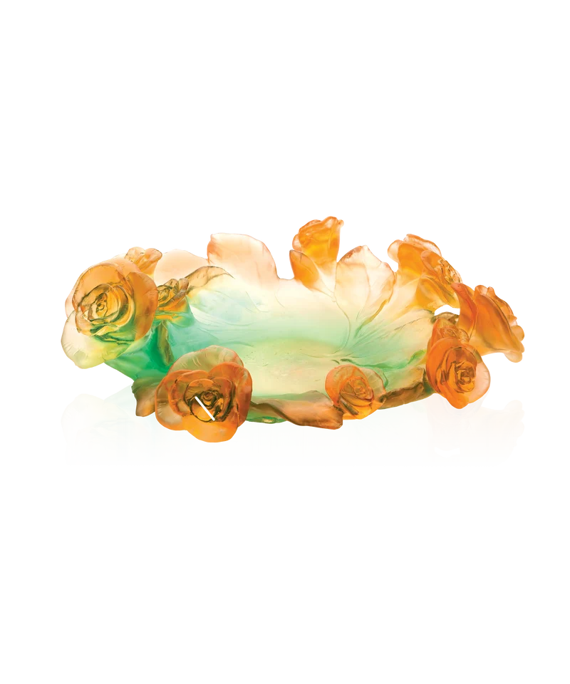 Rose Passion Coupe Verte et orange