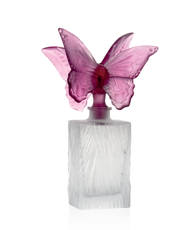 Flacon de parfum prestige couple de papillons