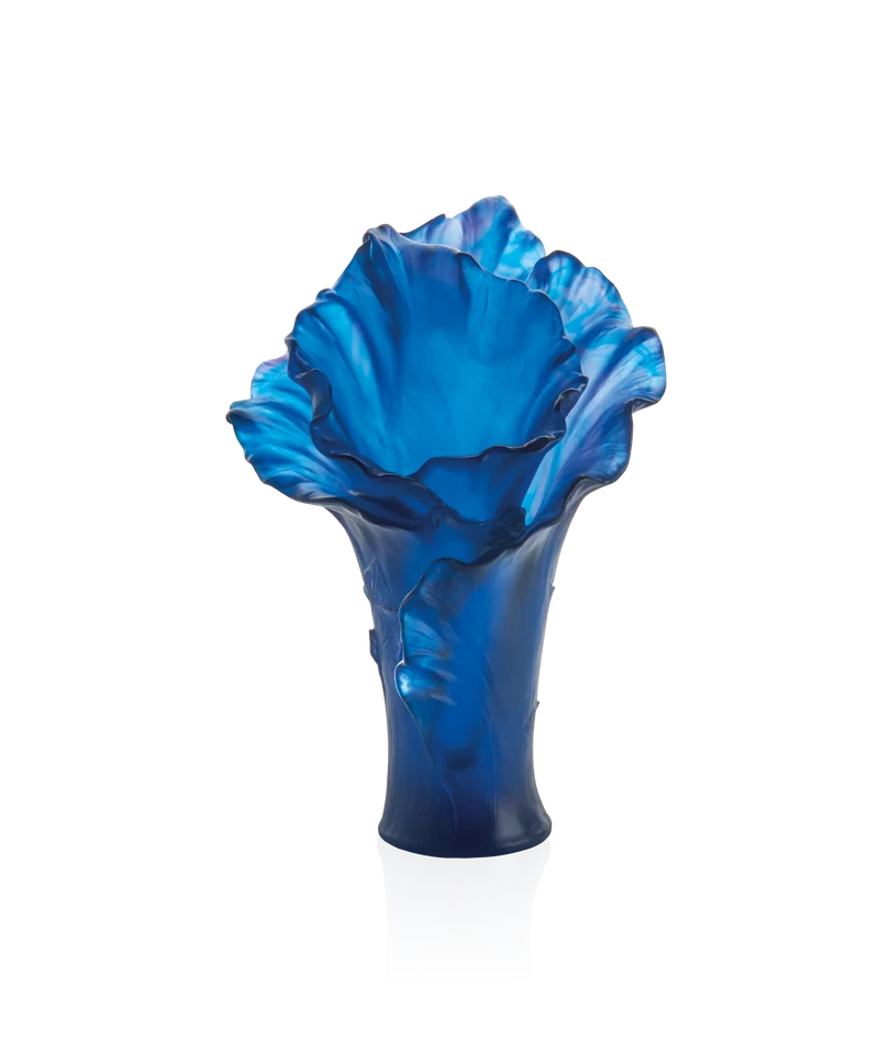Arum Vase grand modèle Bleu nuit