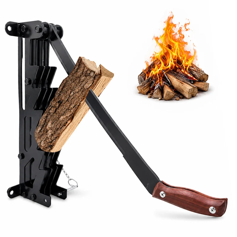 Wall Mounted Firewood Kindling Splitter
