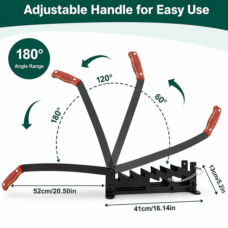 Wall Mounted Firewood Kindling Splitter