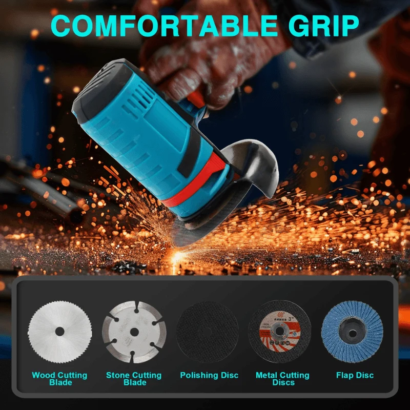 Mini Brushless Angle Grinder