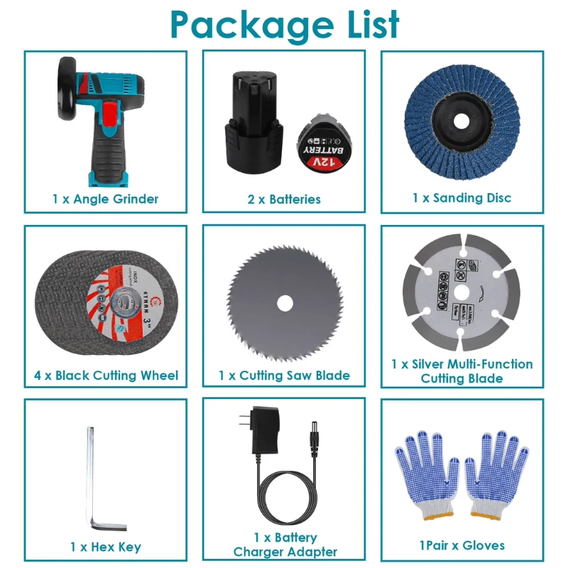 Mini Brushless Angle Grinder