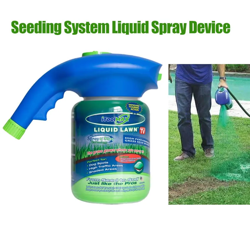 Liquid Seeding Grass Lawn Green Spray System
