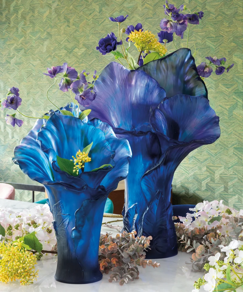 Arum Vase magnum Bleu nuit