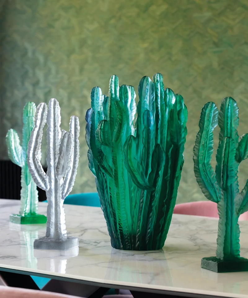 Jardin de Cactus Vase Grand modèle Vert de Emilio Robba