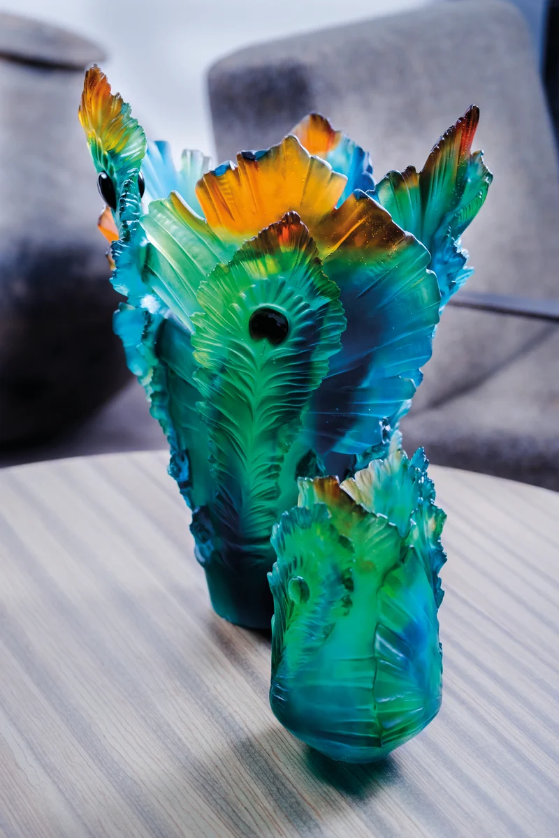 Fleur de Paon Vase grand modèle