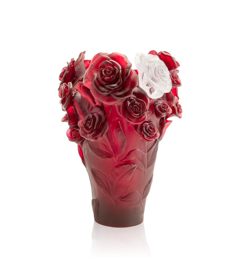 Rose Passion Vase Rouge