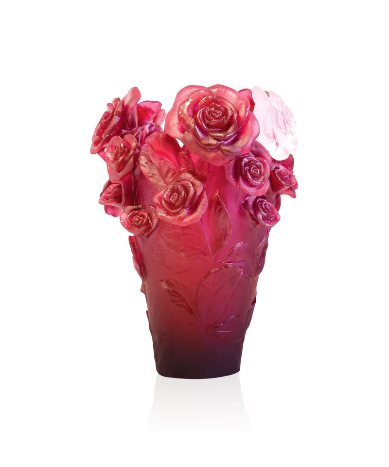 Rose Passion Vase Rouge