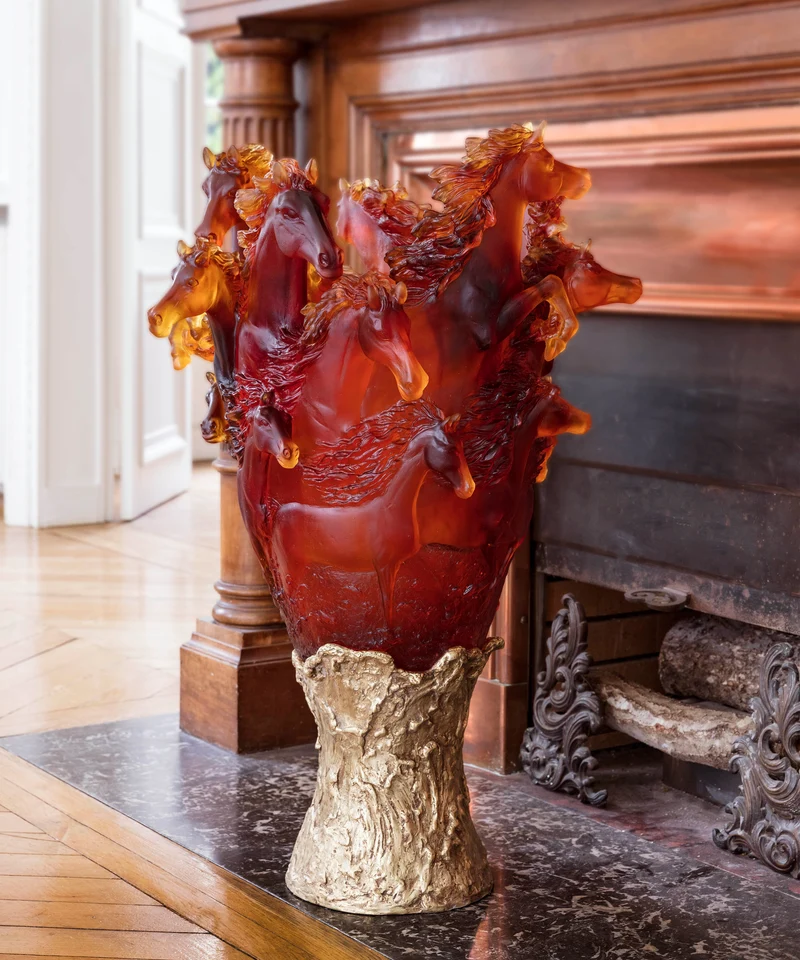 Cavalcade Vase prestige Ambre 50ex