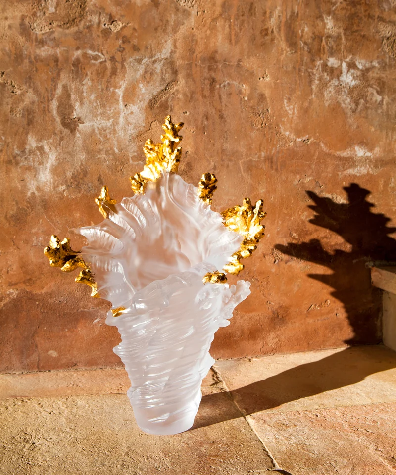 Mer de Corail Vase grand modèle Blanc