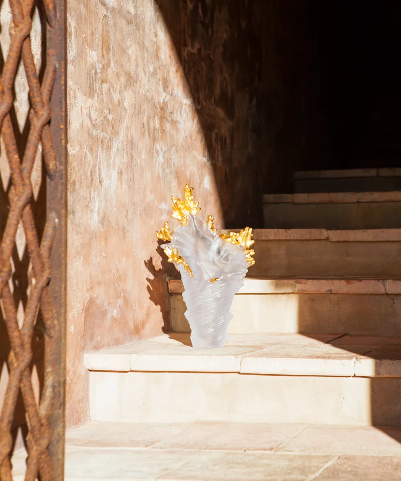 Mer de Corail Vase grand modèle Blanc