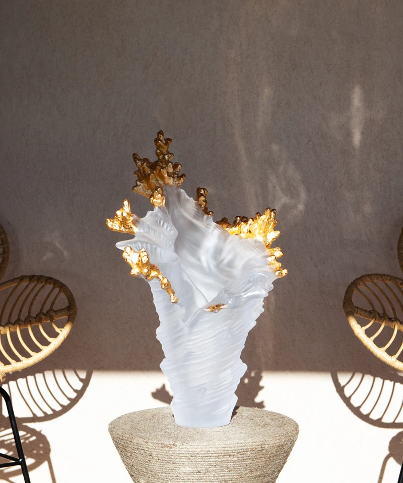Mer de Corail Vase grand modèle Blanc