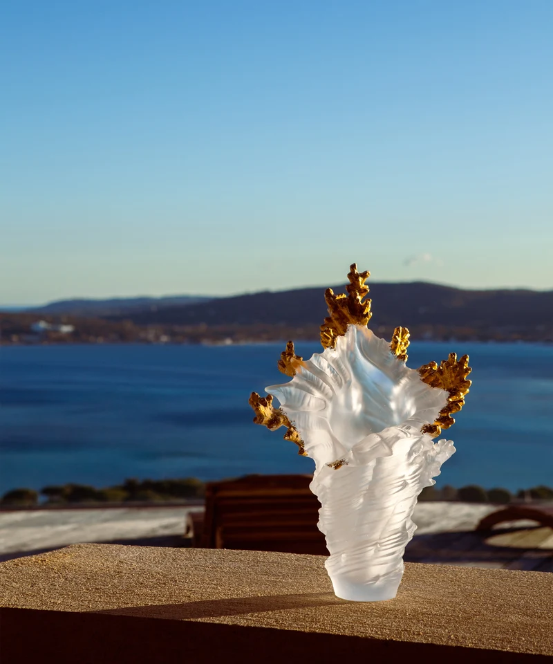 Mer de Corail Vase grand modèle Blanc