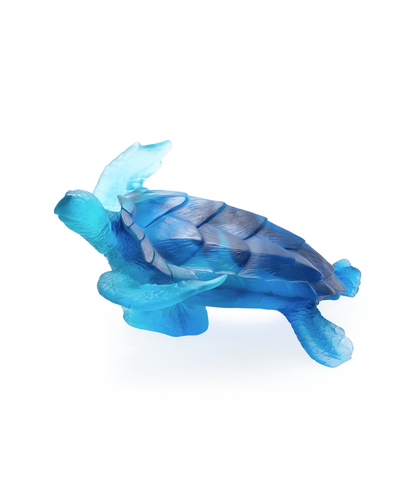 Mer de Corail Tortue de mer grand modèle Bleue