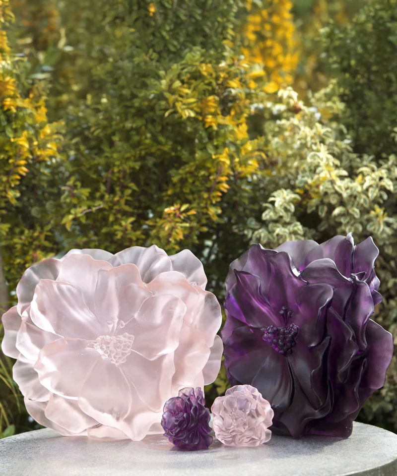 Camelia Fleur décorative Violette