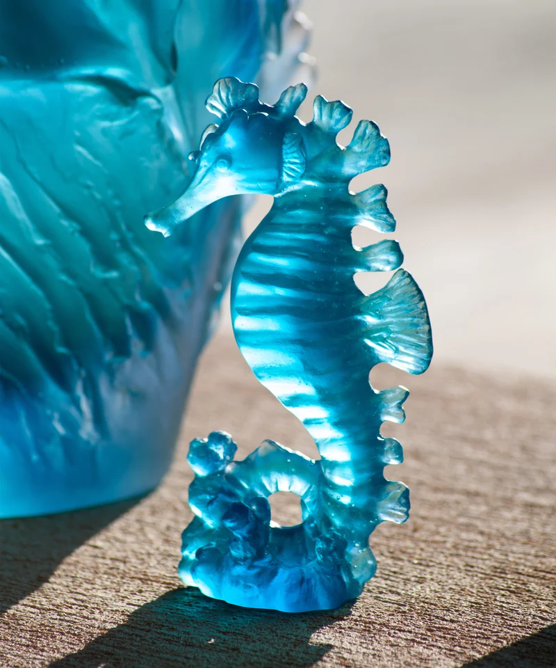 Maya Hippocampe petit modèle Bleu