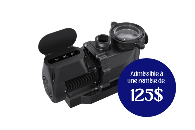 Pompe MOOV 1,1 HP 2 VITESSES PROGRAMMABLE piscines hors terre