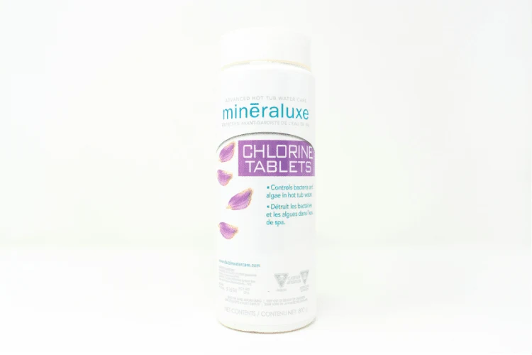 Tablettes de chlore pour spa Mineraluxe