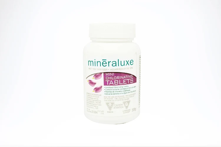 Tablettes de chlore pour spa Mineraluxe